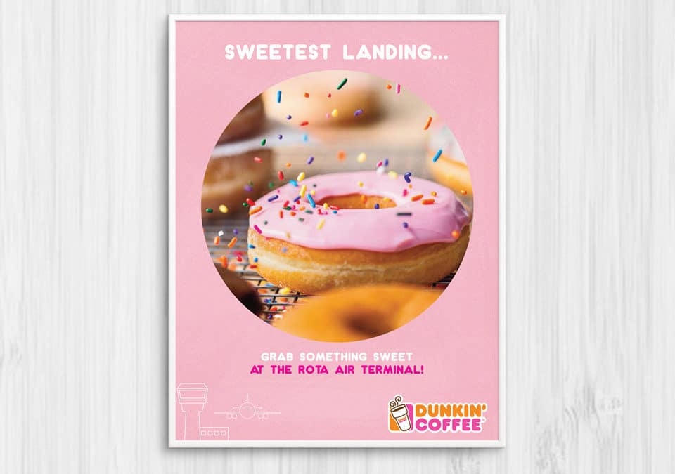 Póster Dunkin Donuts