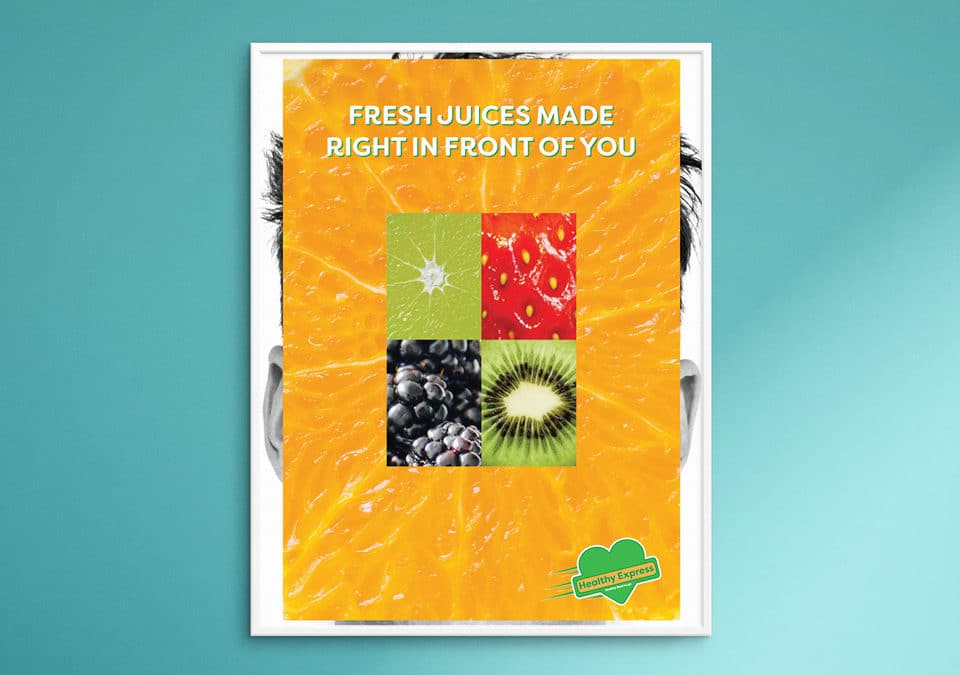 Póster Healthy Express