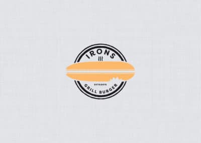 Logo Irons Grill Burger